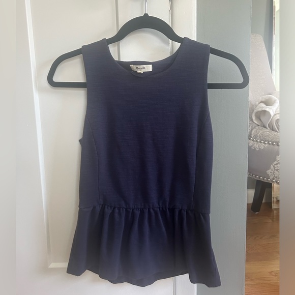 Madewell Peplum Top - Picture 3 of 3